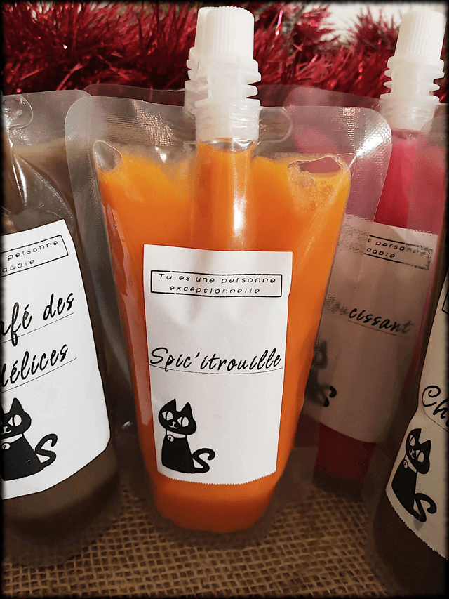 Fondant parfumé compressible Spic'itrouille (citrouille épicée) - Squeezable wax