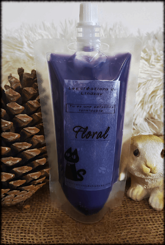 Fondant parfumé compressible Floral - Squeezable wax 