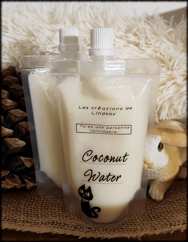 Fondant parfumé compressible Coconut Water - Squeezable wax 