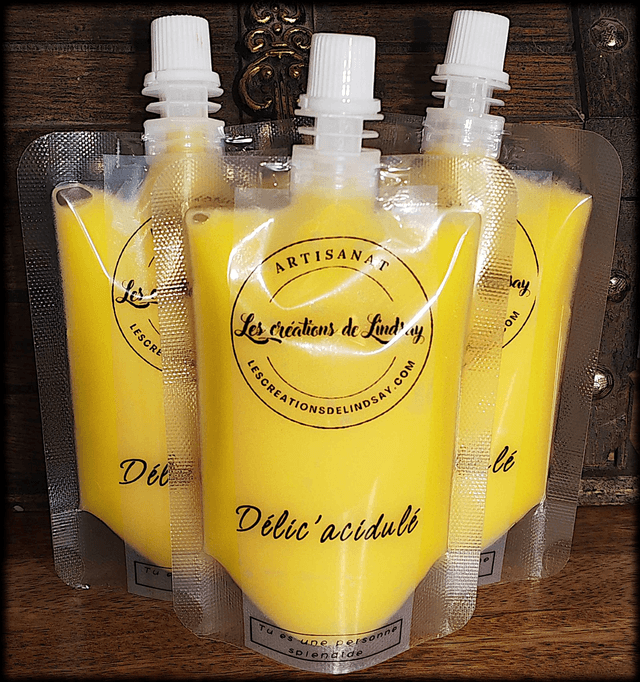 Fondant parfumé compressible Délic&#039;acidulé (citron meringué) - Squeezable wax  
